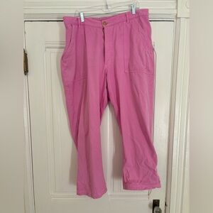 BBP work pants bubblegum- broken zipper